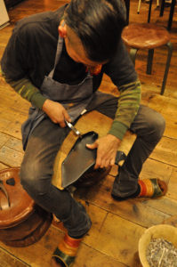 手作り靴教室・靴工房（東京）サイドゴアブーツ
